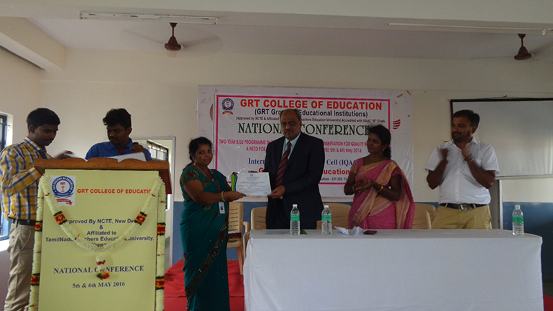 GRT College of Education Tirutani Conference photo 2