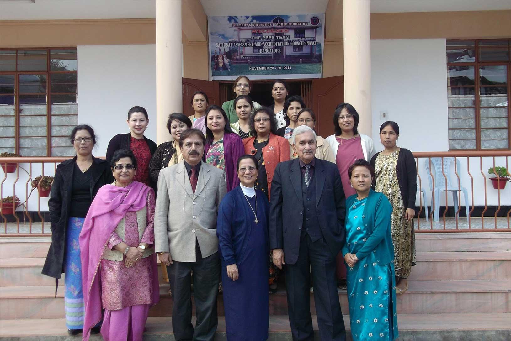 St Mary's College of Teacher Education Shillong NAAC Visit photo 1