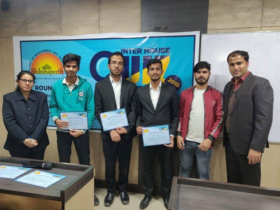 Shikshapeeth College of Management and Technology New Delhi Inter House Quiz Competition photo 2