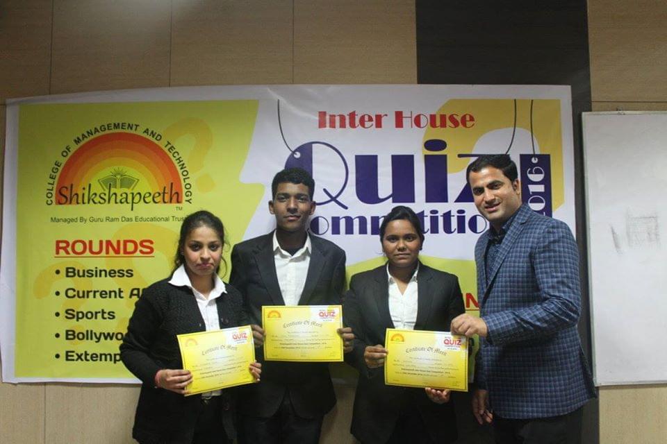 Shikshapeeth College of Management and Technology New Delhi Inter House Quiz Competition photo 4