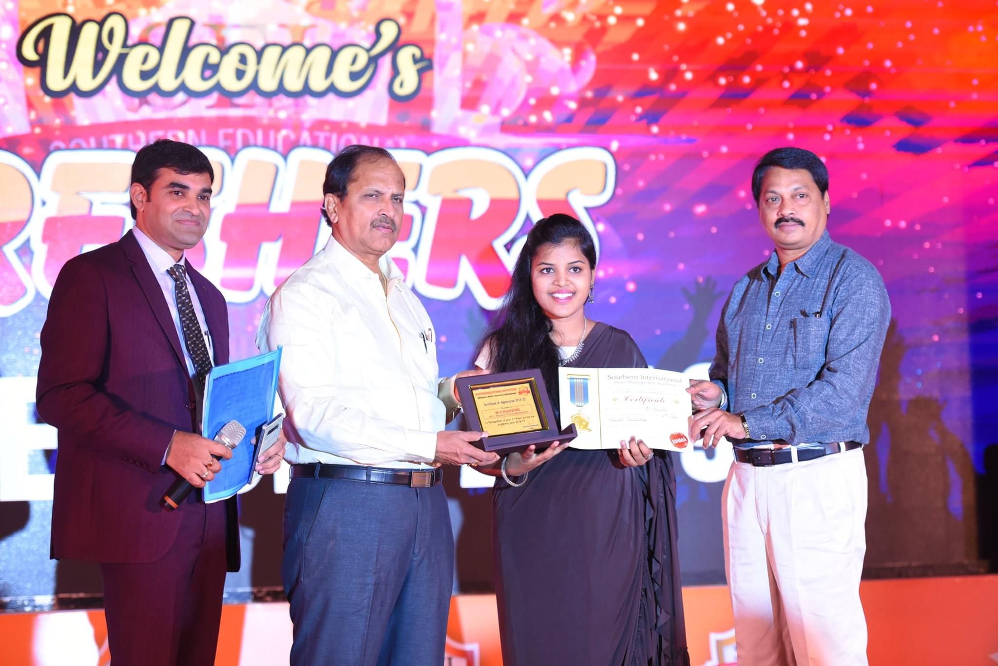Southern International Hotel Management Academy Visakhapatnam Fresher's Party photo 13