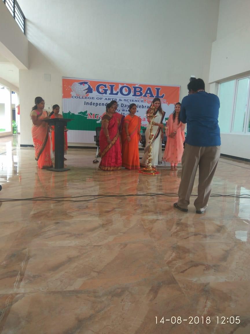Global College of Arts and Science Vellore Independence Day Celebration photo 4