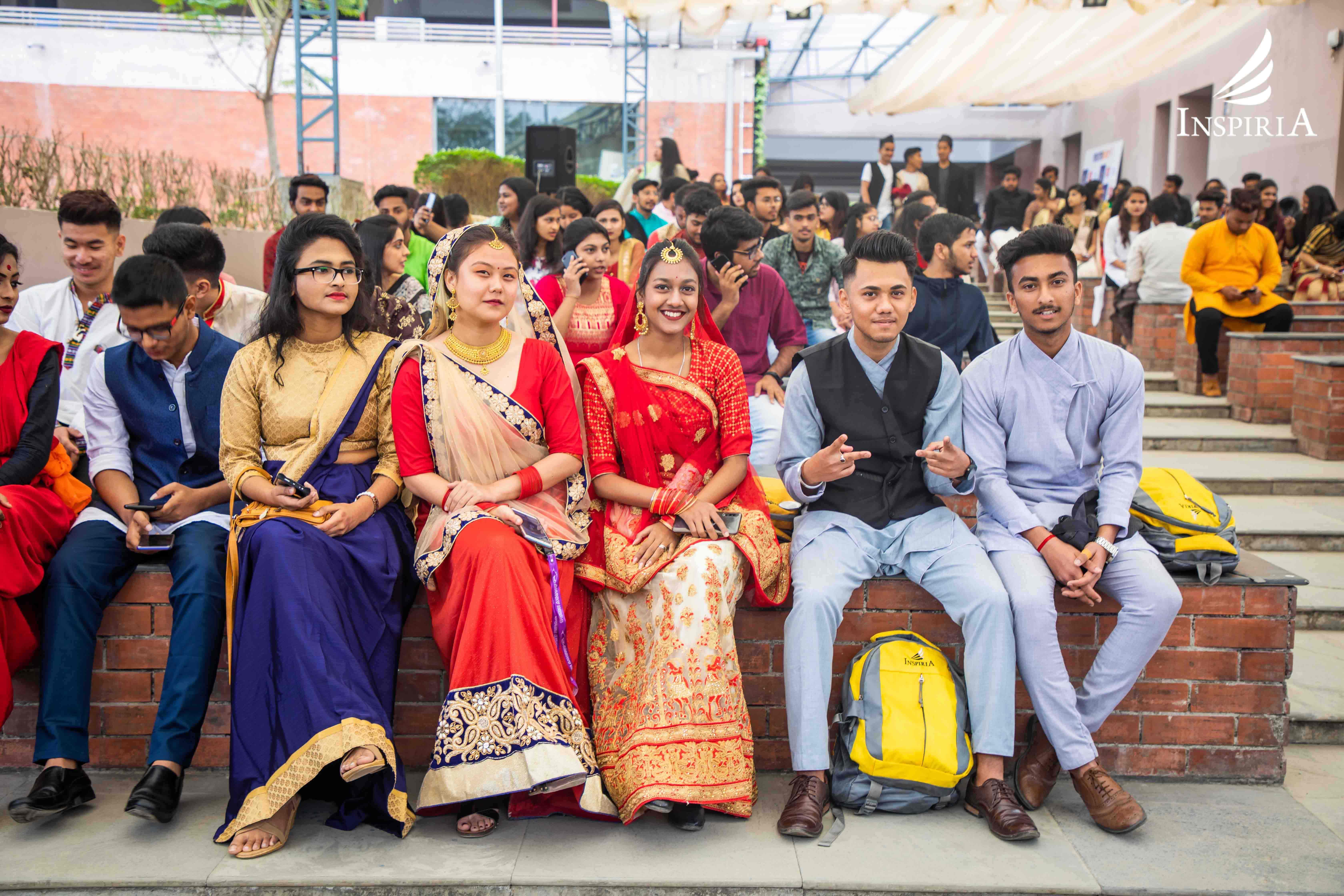 Inspiria Knowledge Campus Siliguri Ethnic day celebration photo 4