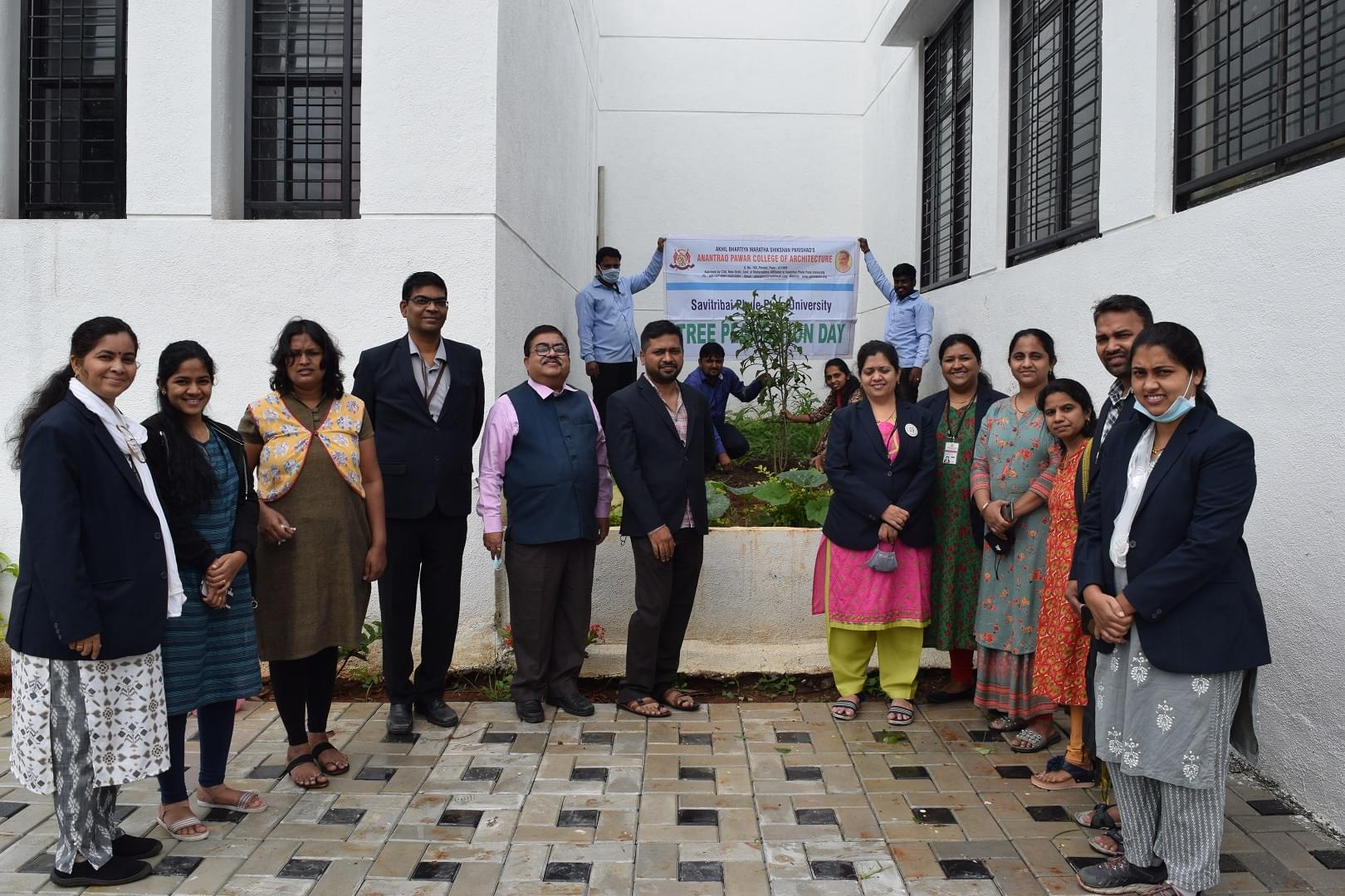 Anantrao Pawar College of Architecture Pune Tree Plantation photo 1