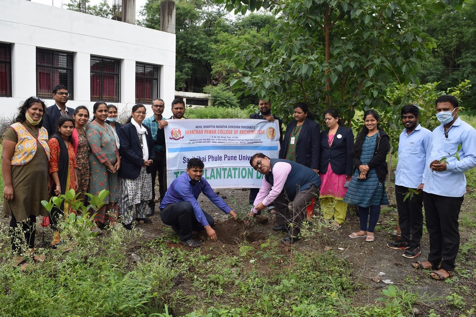 Anantrao Pawar College of Architecture Pune Tree Plantation photo 4