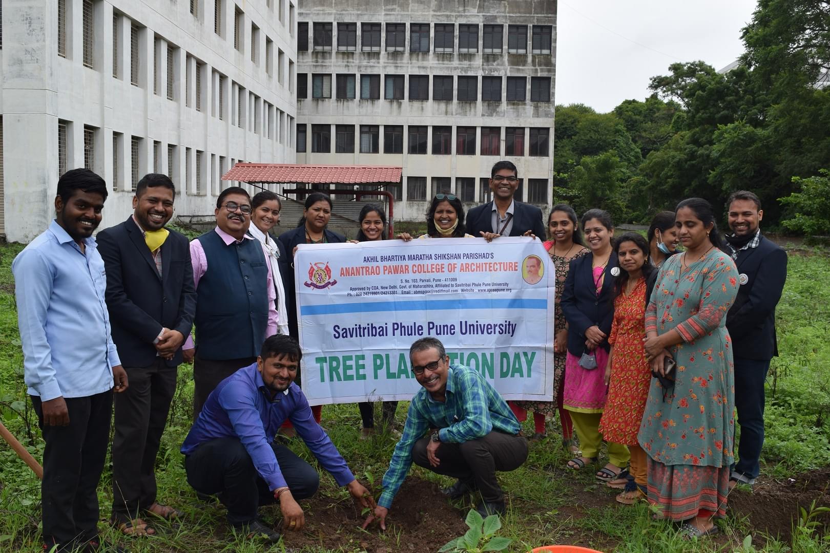 Anantrao Pawar College of Architecture Pune Tree Plantation photo 7