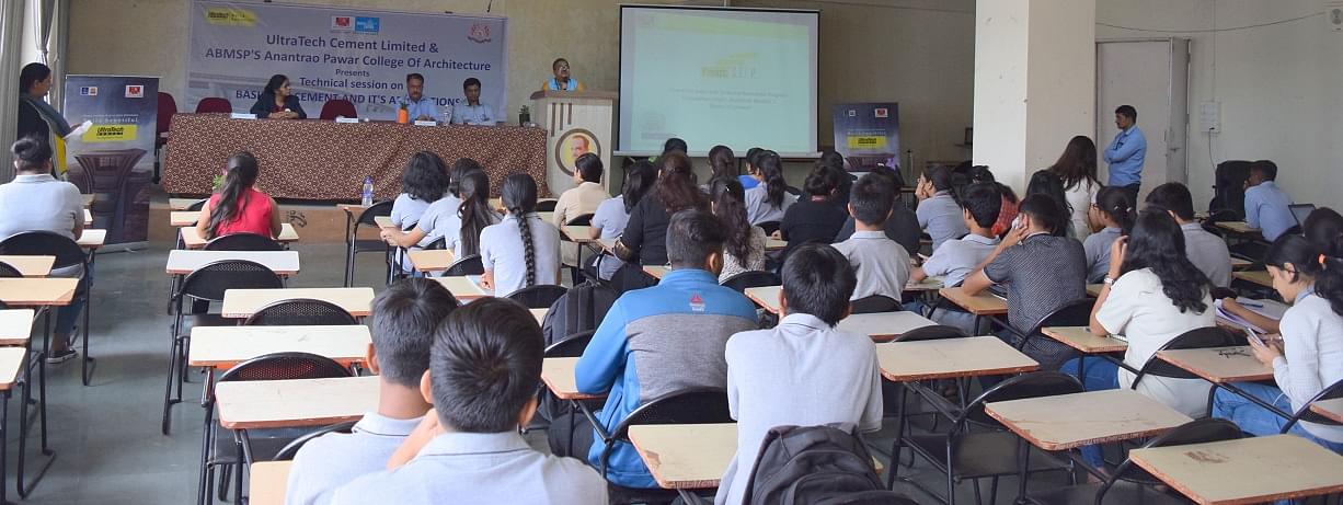 Anantrao Pawar College of Architecture Pune Expert Guest Lecture by Ultra-Tech Cement photo 5