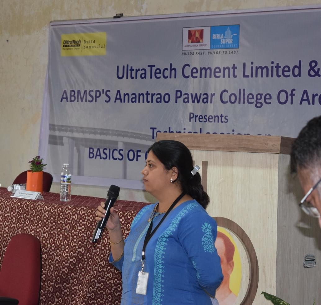 Anantrao Pawar College of Architecture Pune Expert Guest Lecture by Ultra-Tech Cement photo 10
