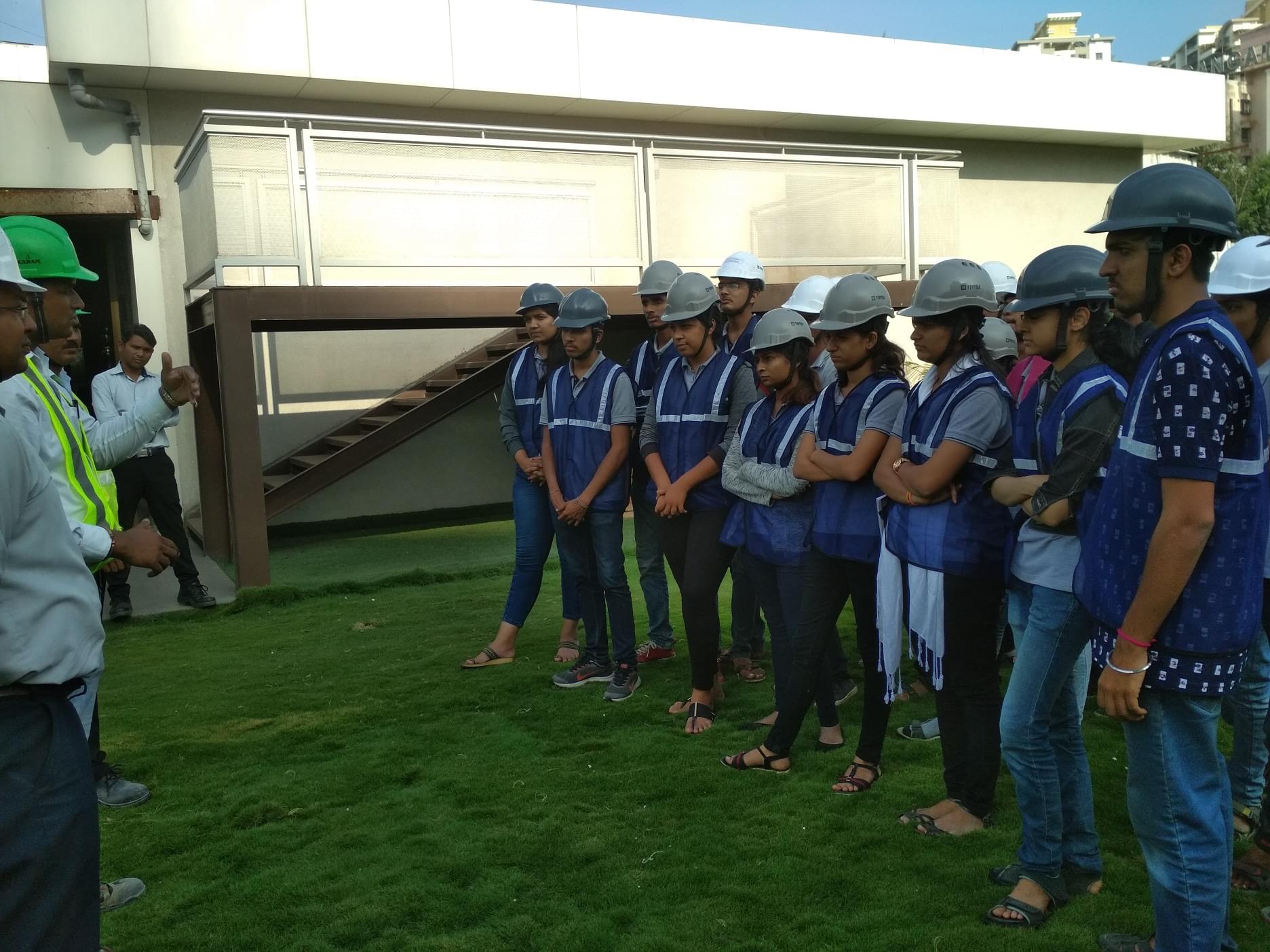 Anantrao Pawar College of Architecture Pune Site Visit 2nd Year BTM photo 1