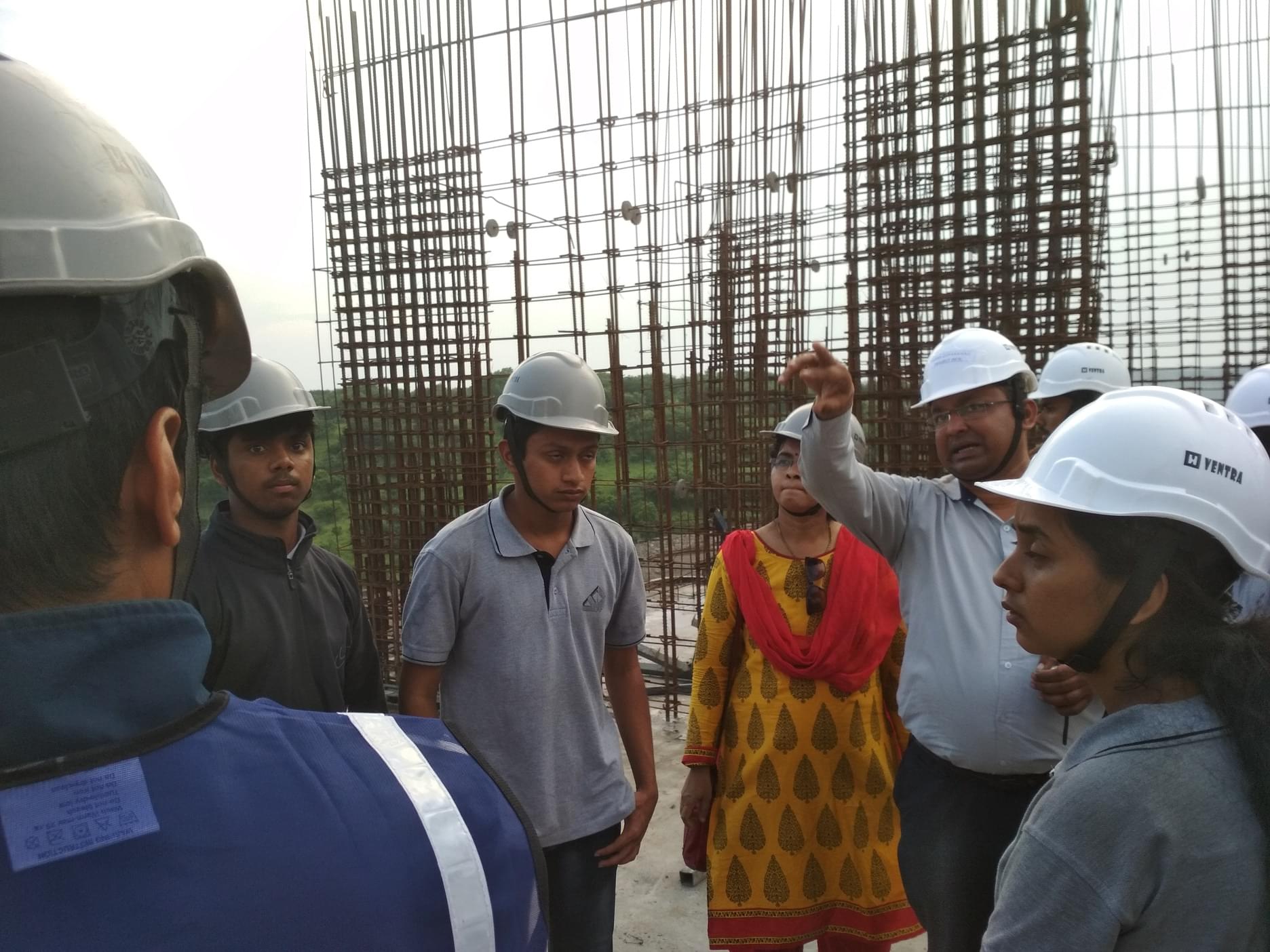 Anantrao Pawar College of Architecture Pune Site Visit 2nd Year BTM photo 2