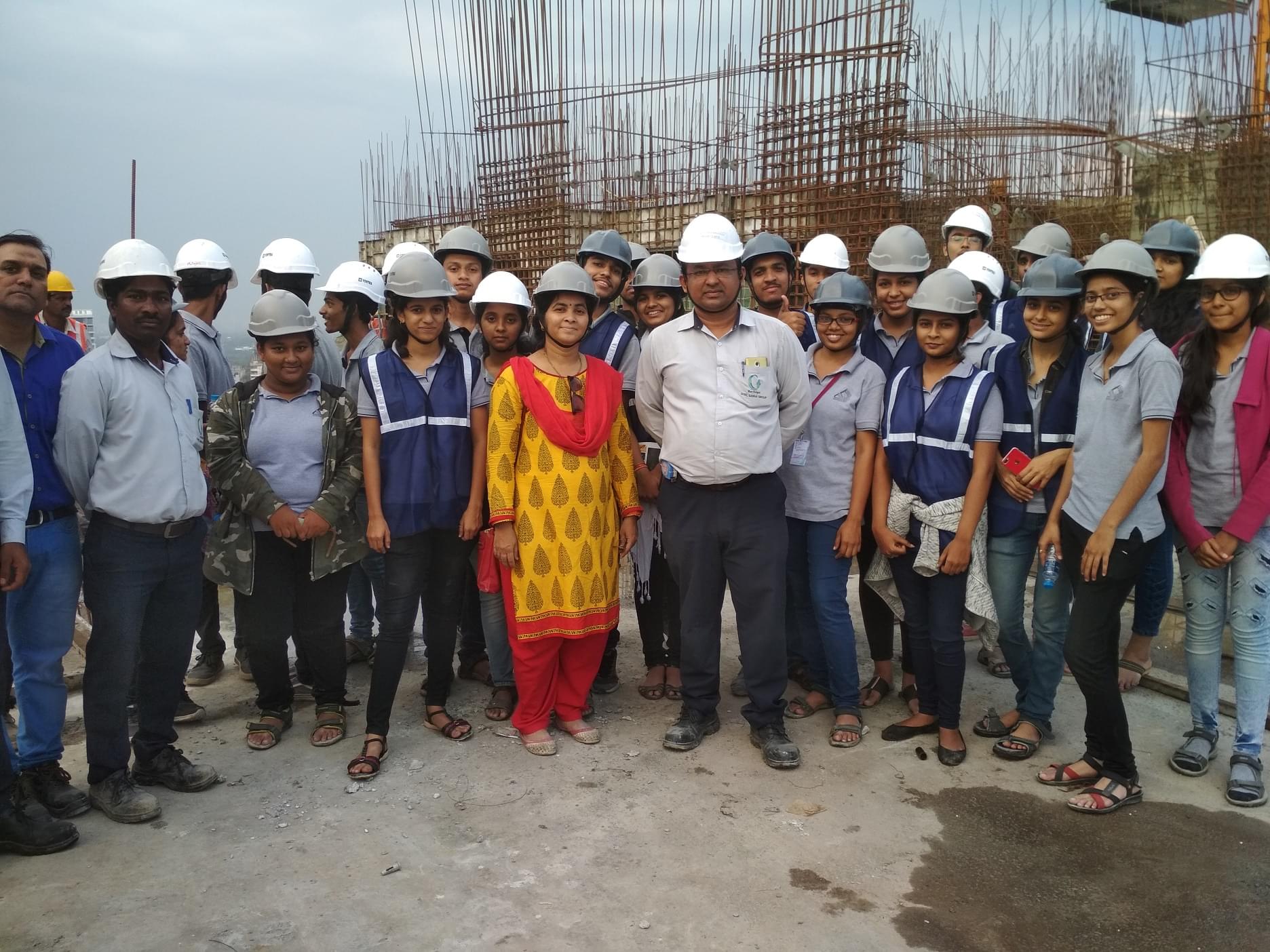 Anantrao Pawar College of Architecture Pune Site Visit 2nd Year BTM photo 4
