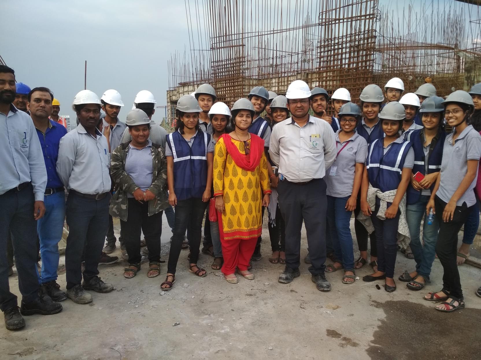 Anantrao Pawar College of Architecture Pune Site Visit 2nd Year BTM photo 5
