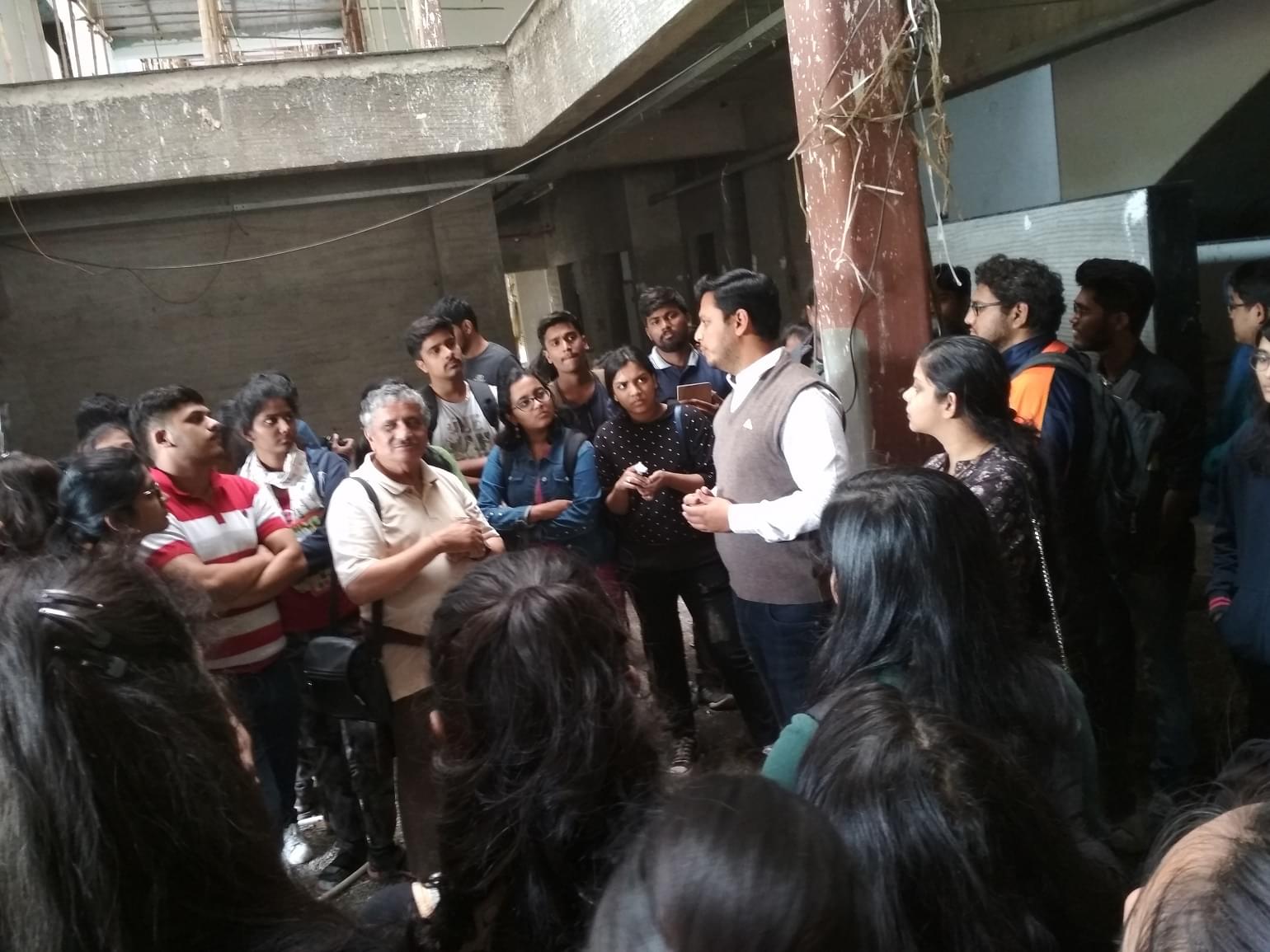 Anantrao Pawar College of Architecture Pune Fire fighting system study site visit and NDRF
workshop photo 3