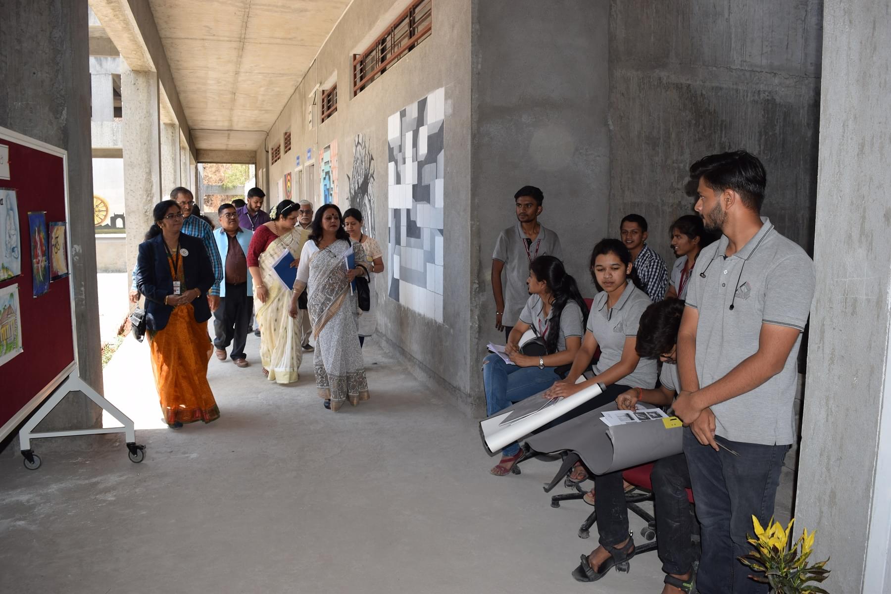 Anantrao Pawar College of Architecture Pune COA expert committee visit photo 11