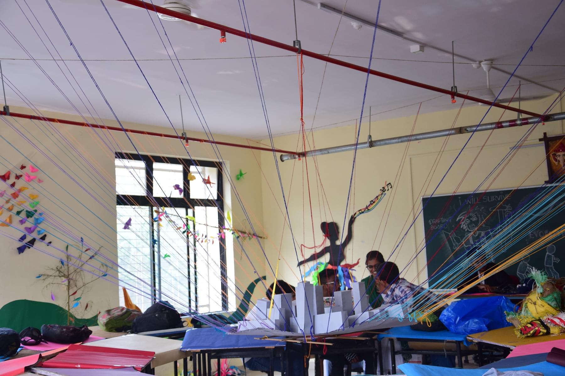 Anantrao Pawar College of Architecture Pune Class Decoration Competition photo 4