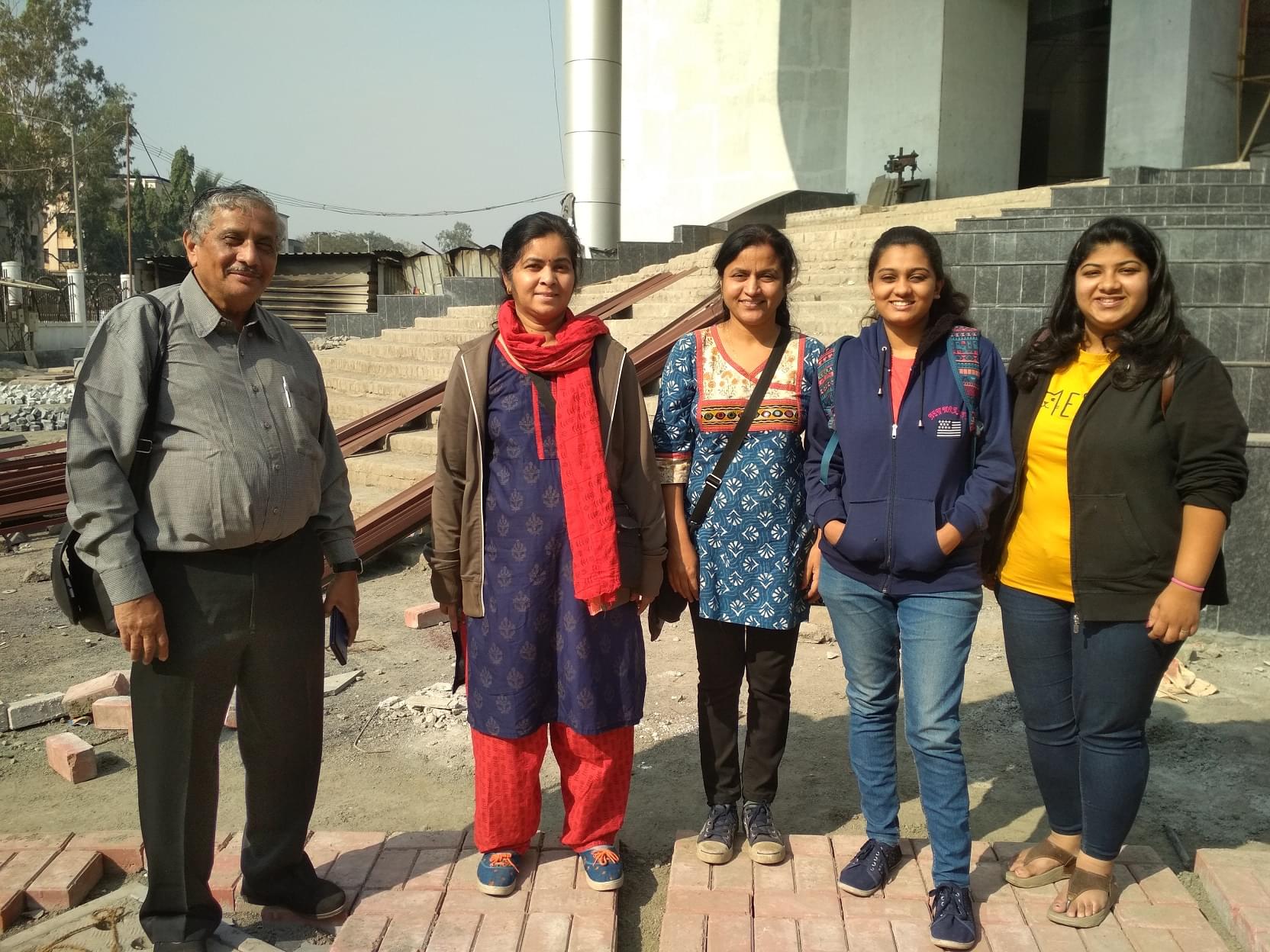 Anantrao Pawar College of Architecture Pune Auditorium study site visit photo 1