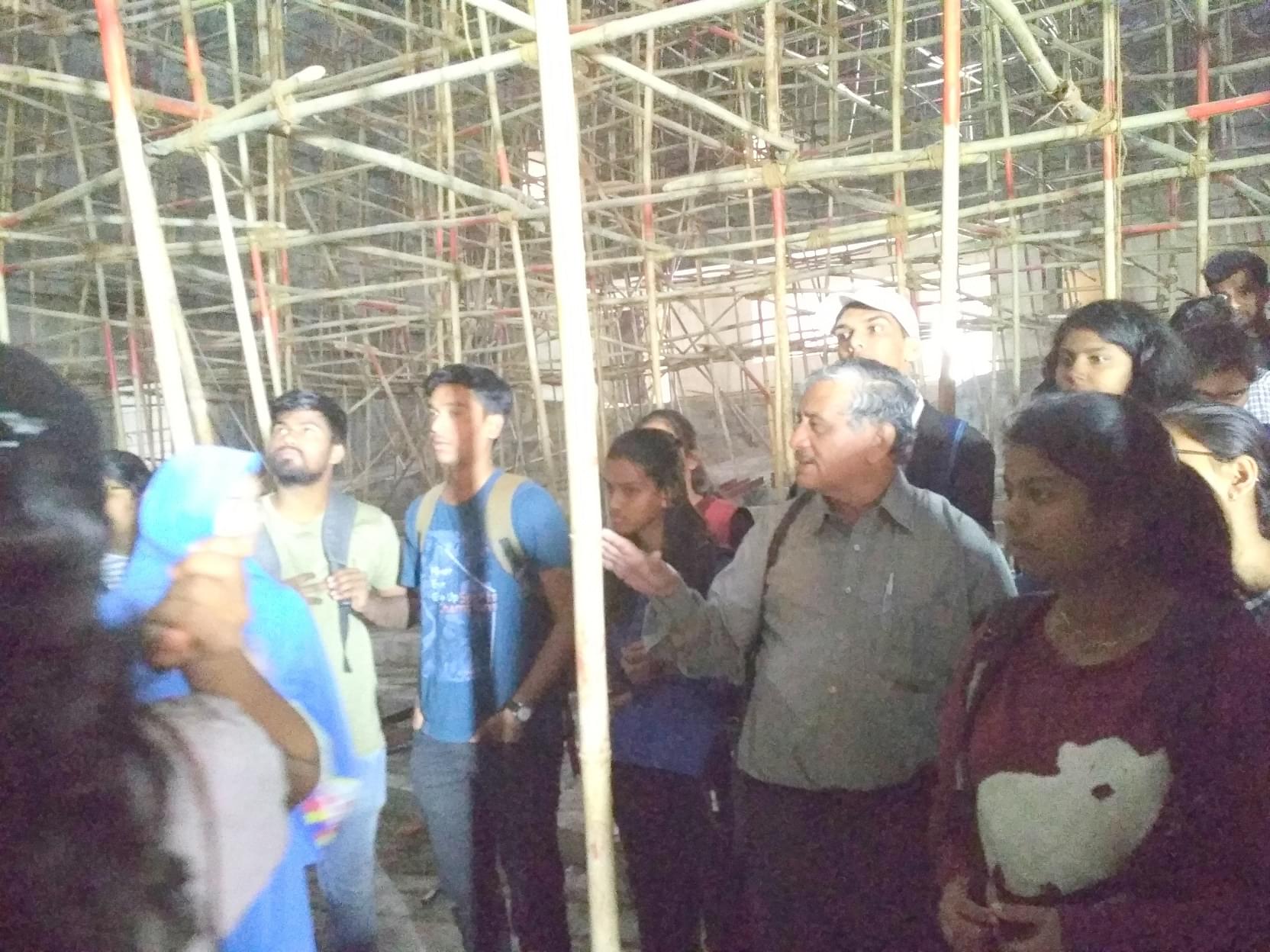 Anantrao Pawar College of Architecture Pune Auditorium study site visit photo 2