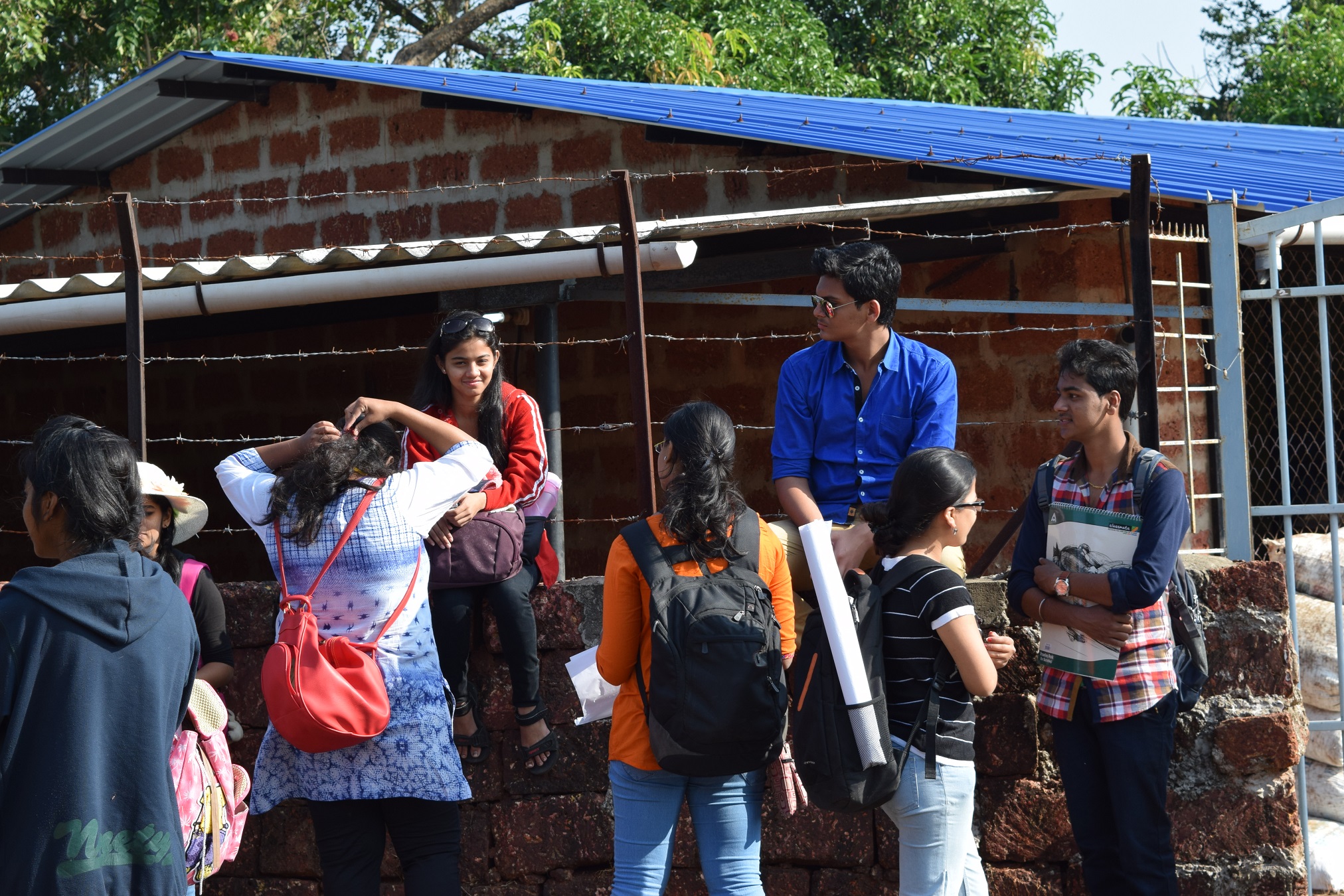Anantrao Pawar College of Architecture Pune Village settlement study at Adivare photo 6