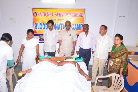 Browns College of Pharmacy Khammam Blood Donation Camp photo 1