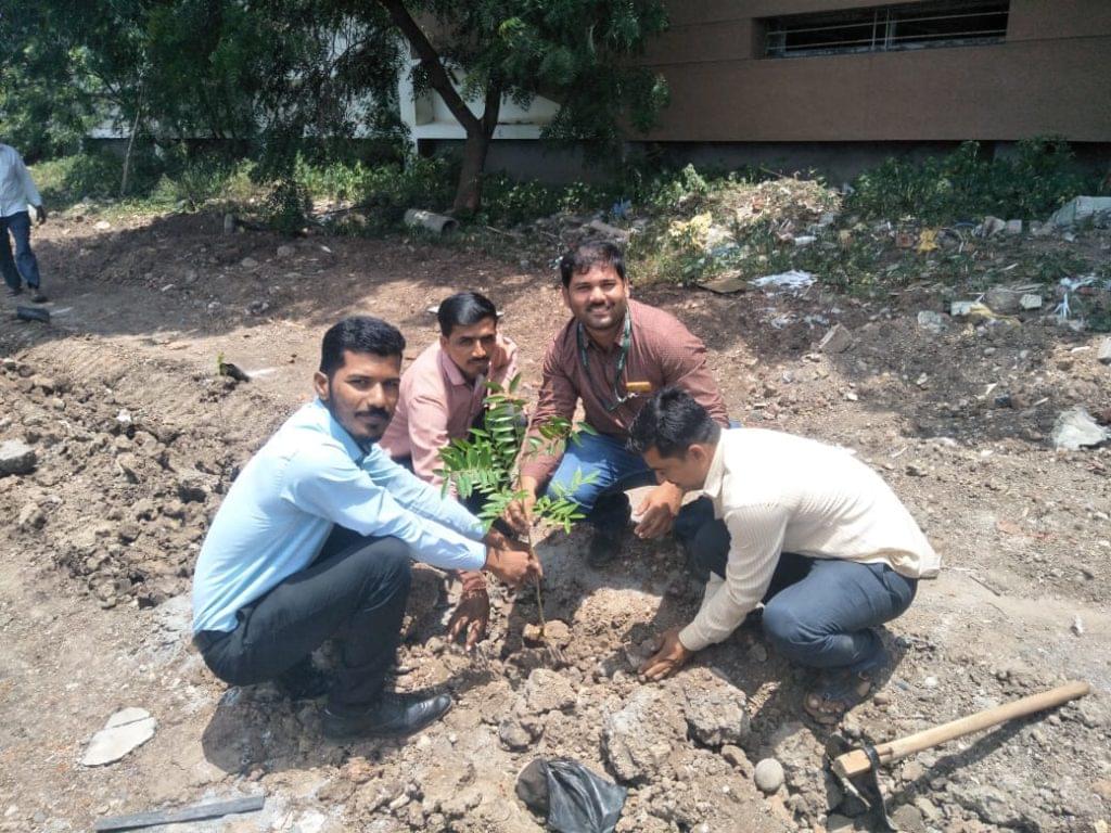 Hon. Shree Babanrao Pachpute Vichardhara trust's Parikrama Polytechnic Ahmednagar Induction Program & Tree Plantation photo 1
