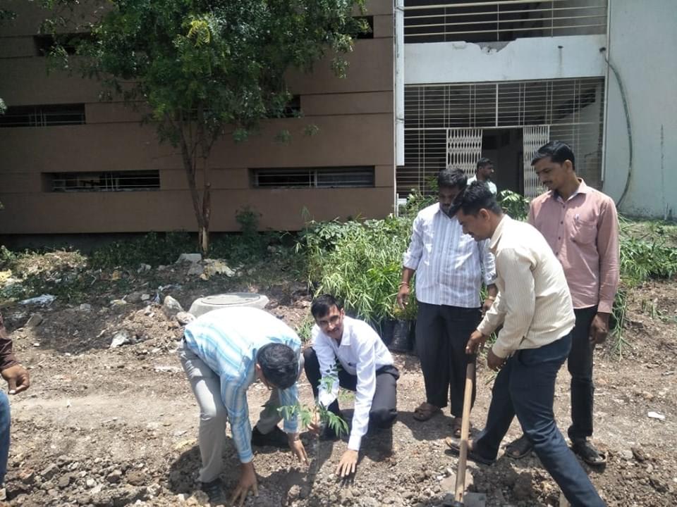 Hon. Shree Babanrao Pachpute Vichardhara trust's Parikrama Polytechnic Ahmednagar Induction Program & Tree Plantation photo 3
