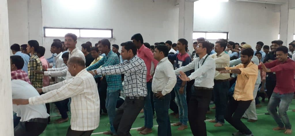 Hon. Shree Babanrao Pachpute Vichardhara trust's Parikrama Polytechnic Ahmednagar Meditation Program photo 1