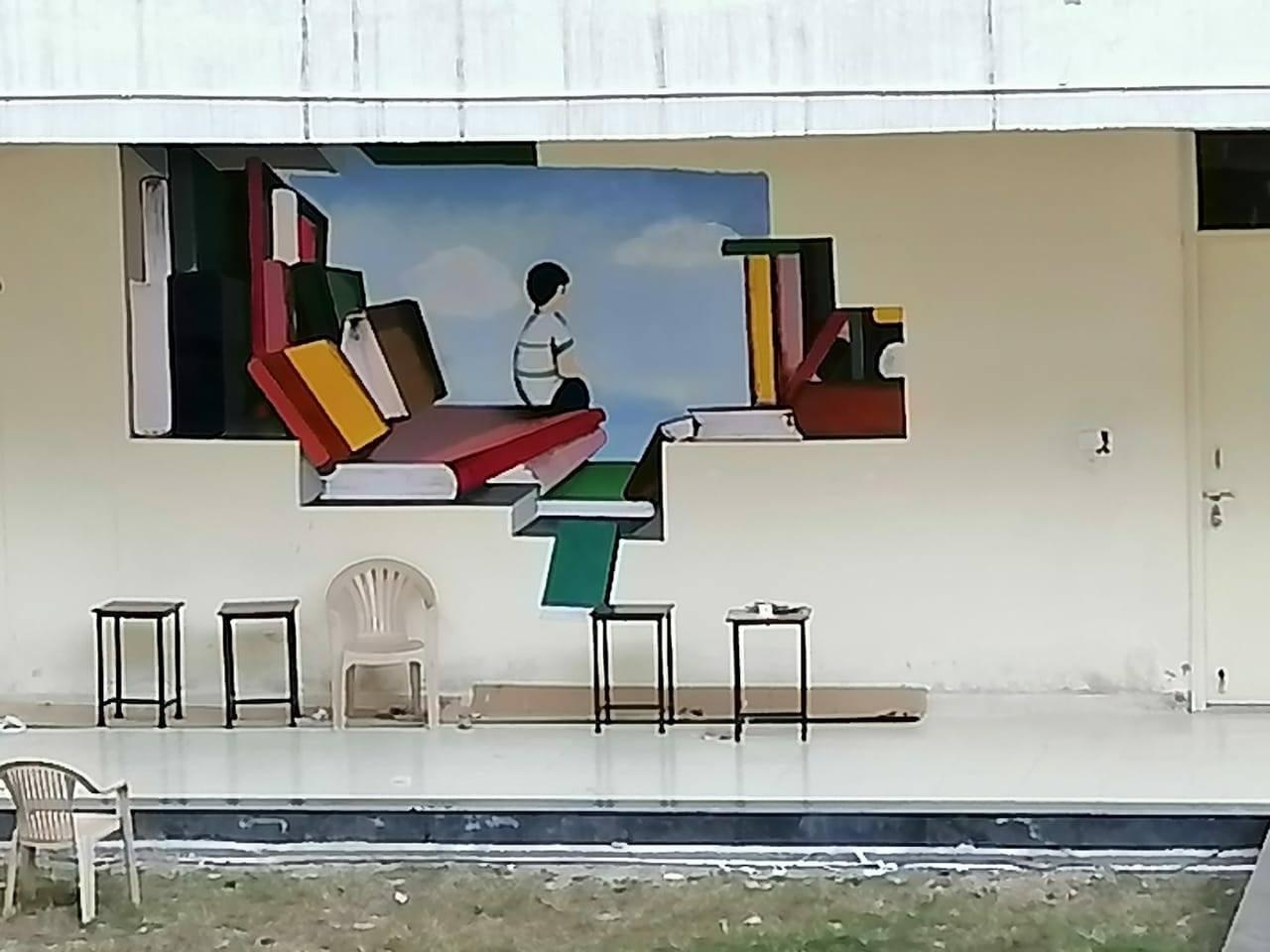 Bhagwan Mahaveer School Of Architecture Sonepat Workshop Wall Paint photo 4