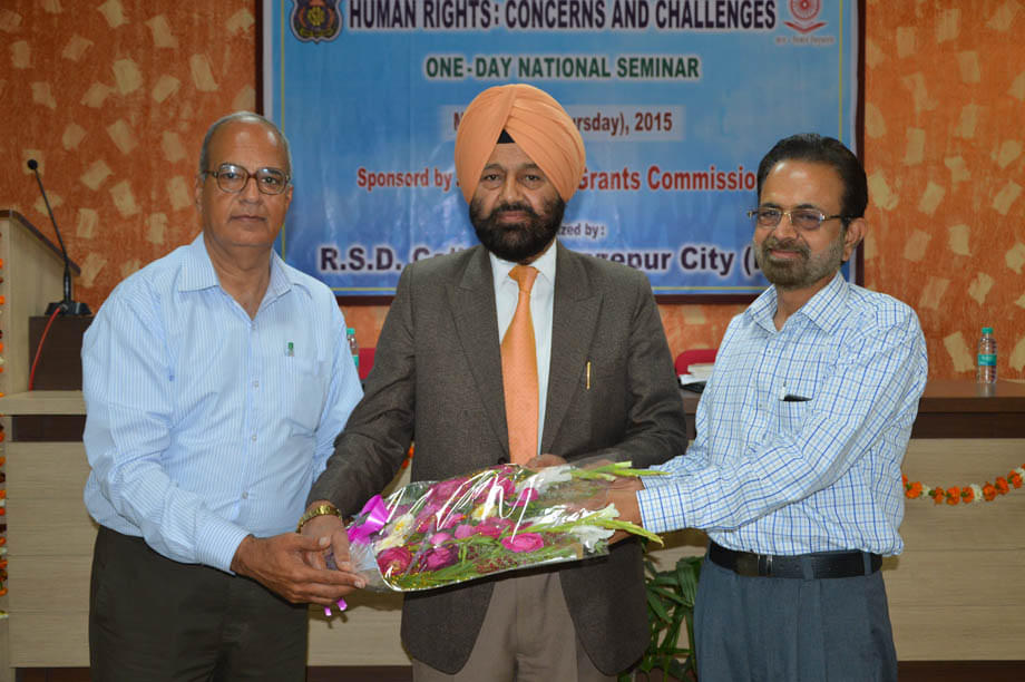 RSD College Firozpur Seminar on Human Rights photo 6