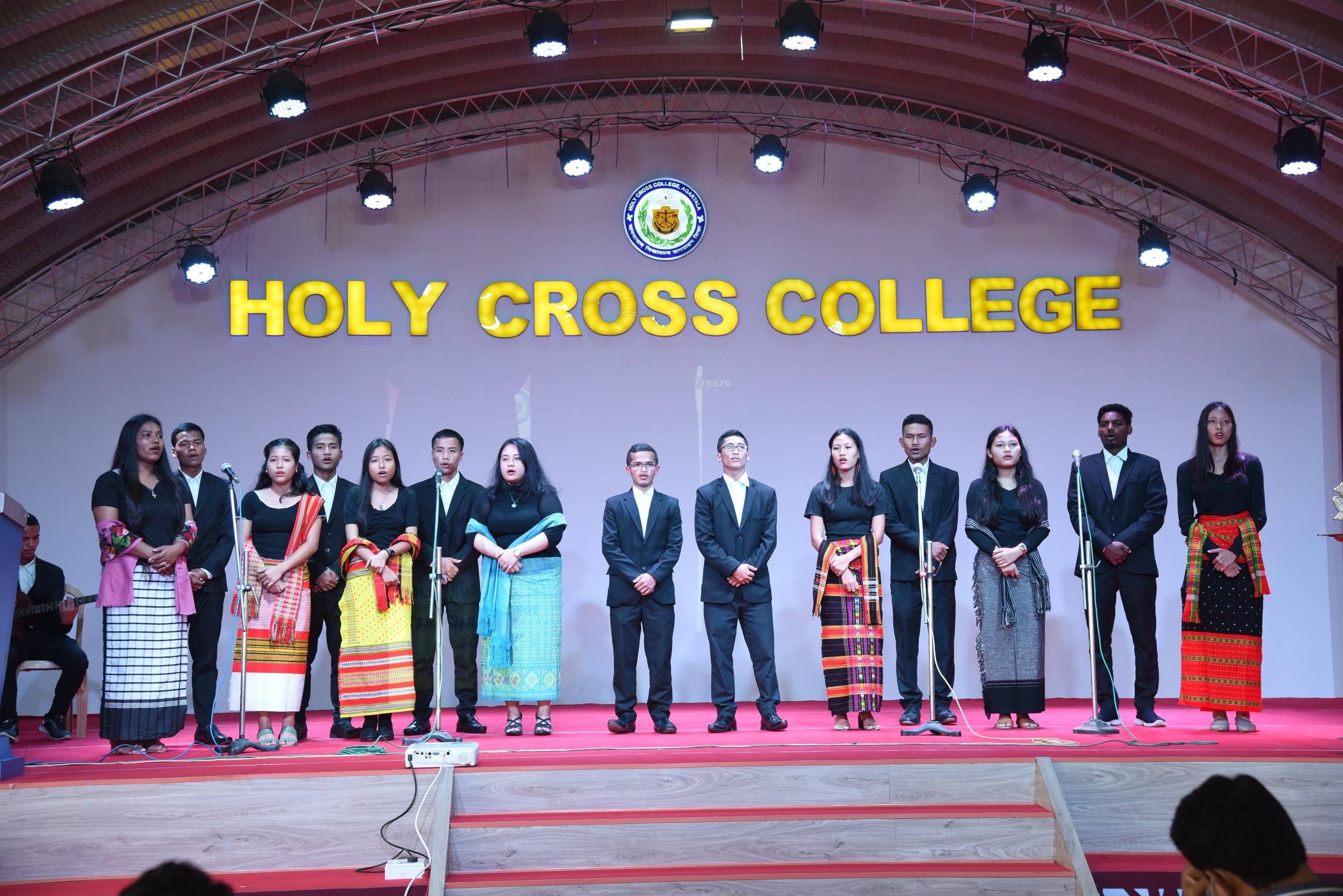 Holy Cross College Agartala Freshers Day 2021 photo 13
