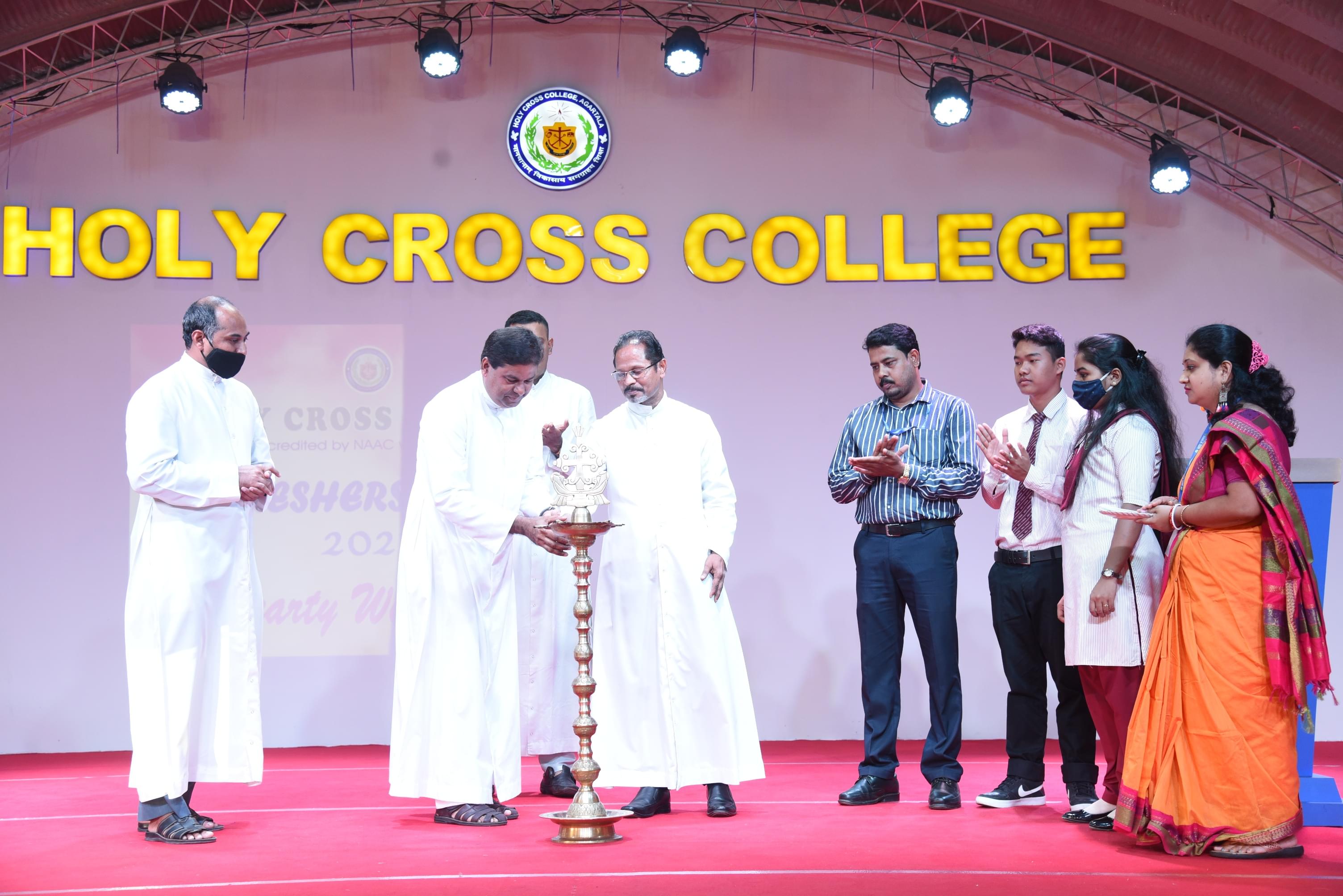 Holy Cross College Agartala Freshers Day 2021 photo 11