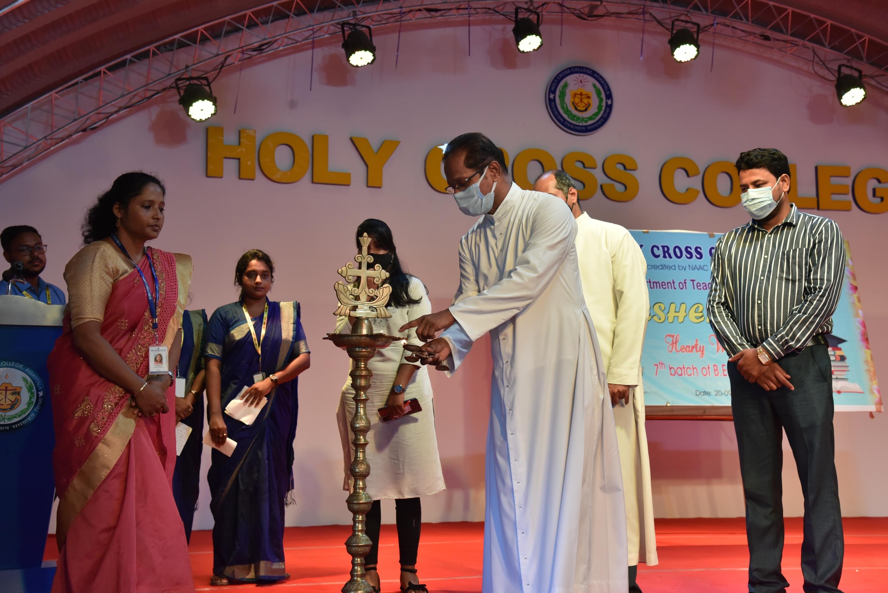 Holy Cross College Agartala B.Ed. Freshers Day 2021(7th Batch) photo 4