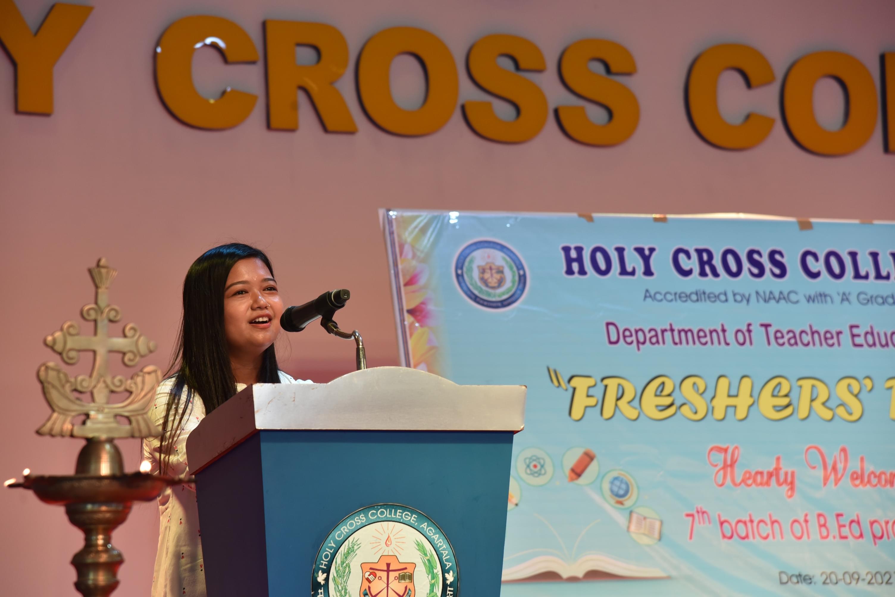 Holy Cross College Agartala B.Ed. Freshers Day 2021(7th Batch) photo 1