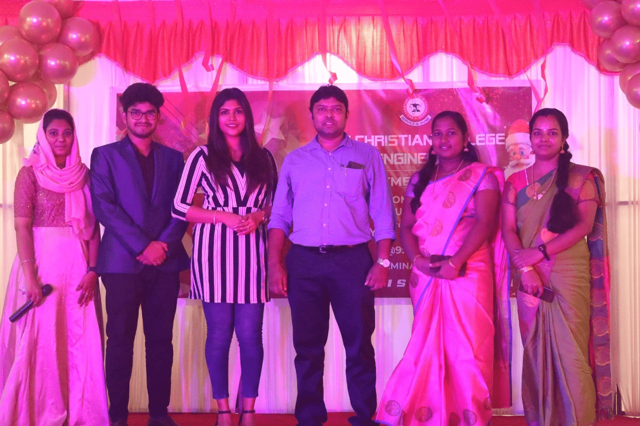 Vins Christian College of Engineering Nagercoil Christmas celebration with Aarohi Anisha photo 2