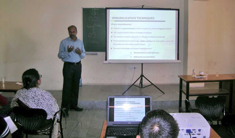 School of Science, Jain University Bangalore Workshop on Enzyme Studies and Applications photo 5