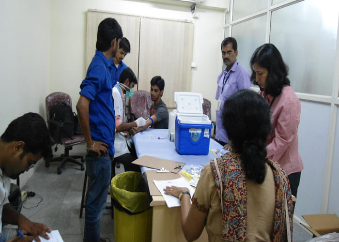 School of Science, Jain University Bangalore Bone marrow donation-NSS activity organized at SoS photo 4