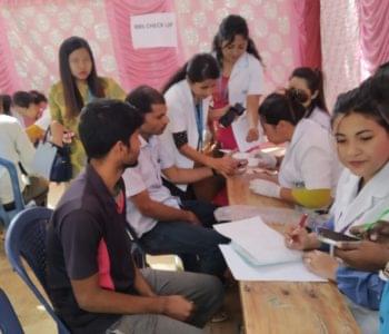 Spurthy College of Pharmacy Bangalore Health Camp photo 2