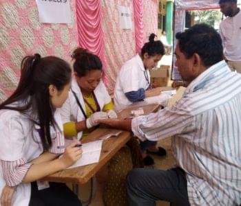 Spurthy College of Pharmacy Bangalore Health Camp photo 1