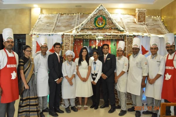 Regency College of Culinary Arts and Hotel Management Hyderabad Christmas Cake Mixing photo 2