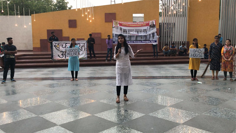 Naiminath Homoeopathic Medical College Agra Swachh Bharat Abhiyan photo 2