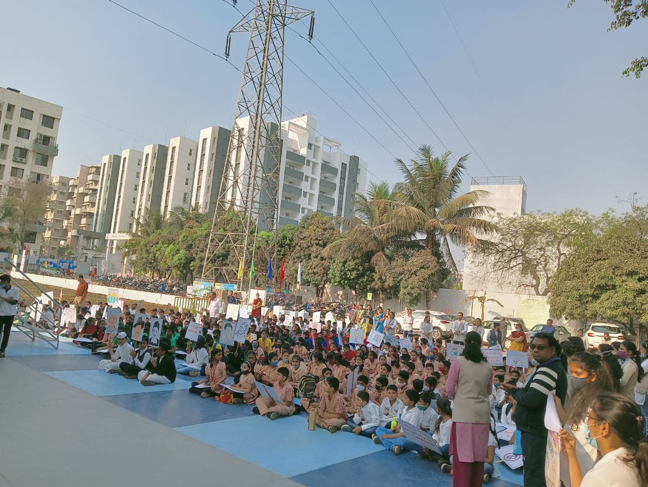 Siddhi College Pharmacy Pune Social and Health Awareness Rally photo 8