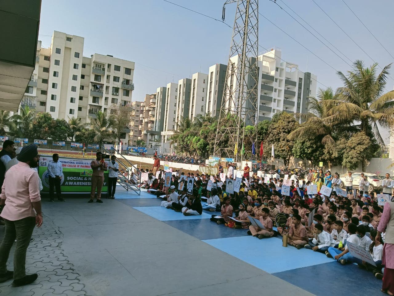 Siddhi College Pharmacy Pune Social and Health Awareness Rally photo 2