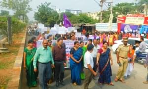 University College of Engineering Narasaraopet, JNTUK Guntur Disha Act Rally photo 1