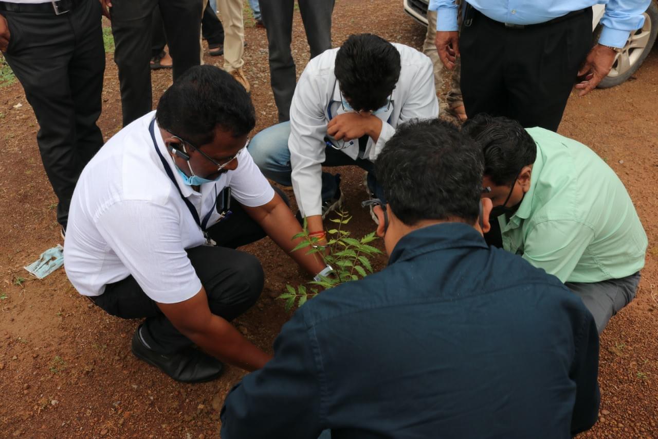 RIMS Raipur Tree Plantation and Blood Donation photo 1