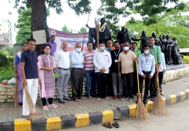 Faculty of Engineering and Technology, DMIHER Wardha Swachhata Abhiyan On Gandhi Jayanti photo 3
