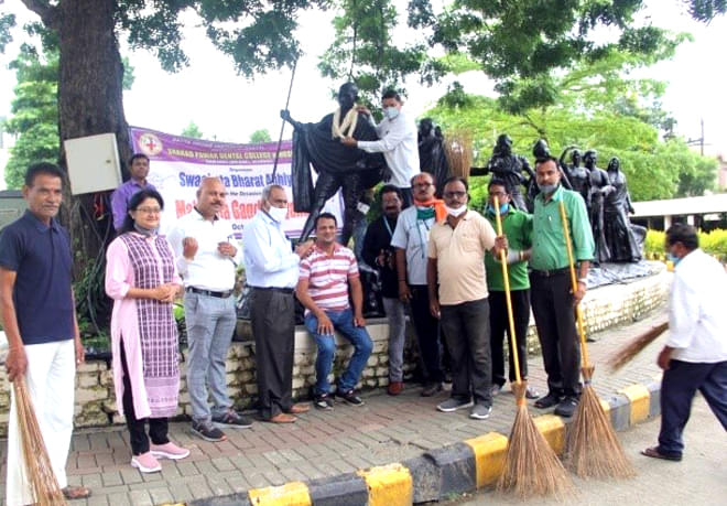 Faculty of Engineering and Technology, DMIHER Wardha Swachhata Abhiyan On Gandhi Jayanti photo 1