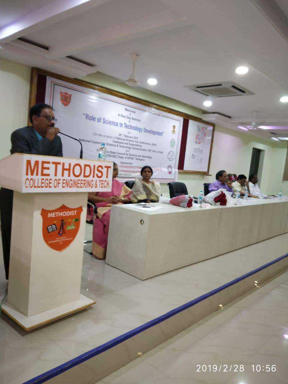 Methodist College of Engineering & Technology Hyderabad National Science Day photo 1