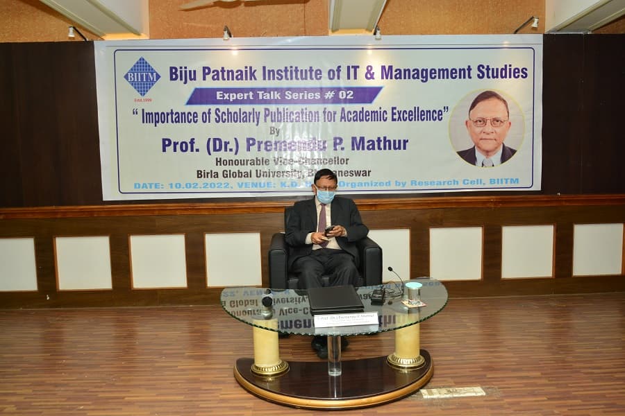 Biju Patnaik Institute of Information Technology and Management Studies Bhubaneswar Birla Global University VC Visit photo 6