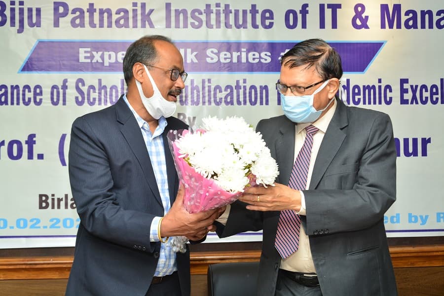 Biju Patnaik Institute of Information Technology and Management Studies Bhubaneswar Birla Global University VC Visit photo 7