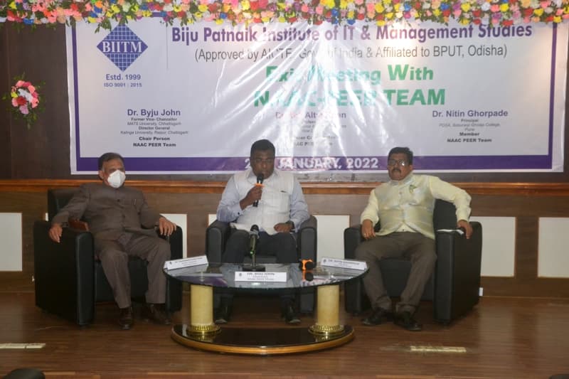 Biju Patnaik Institute of Information Technology and Management Studies Bhubaneswar NAAC Pear Team Visit photo 5