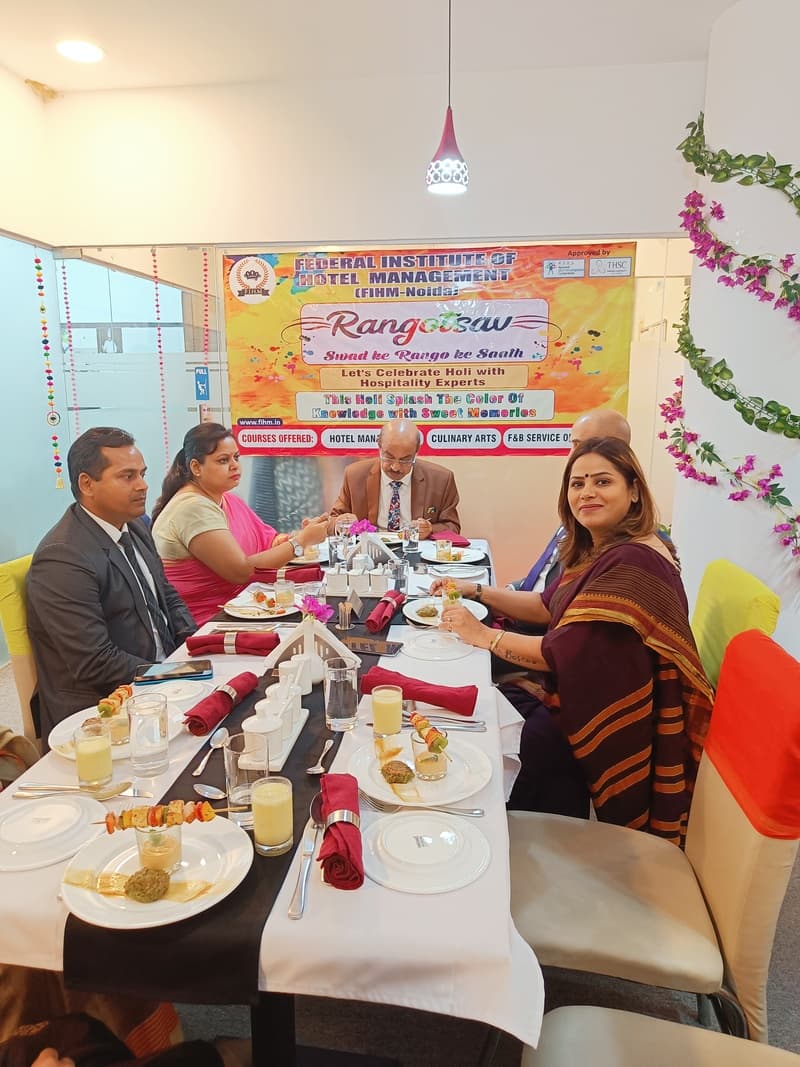 Federal Institute Of Hotel Management Noida Rangotsav Event photo 2